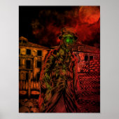 Poster du médecin de la peste (Devant)