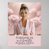 Poster du Mémorial en or rose (Devant)