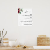 Poster du menu du bar Mariage de Bourgogne (Cuisine)
