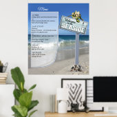 Poster du menu Mariage Plage (Bureau à domicile)