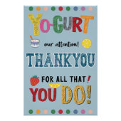 Poster du Merci Yo-Gurt (Devant)