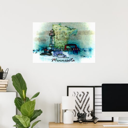 Poster du Minnesota (Bureau à domicile)