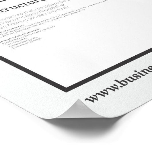 Poster du modèle commercial (Coin)