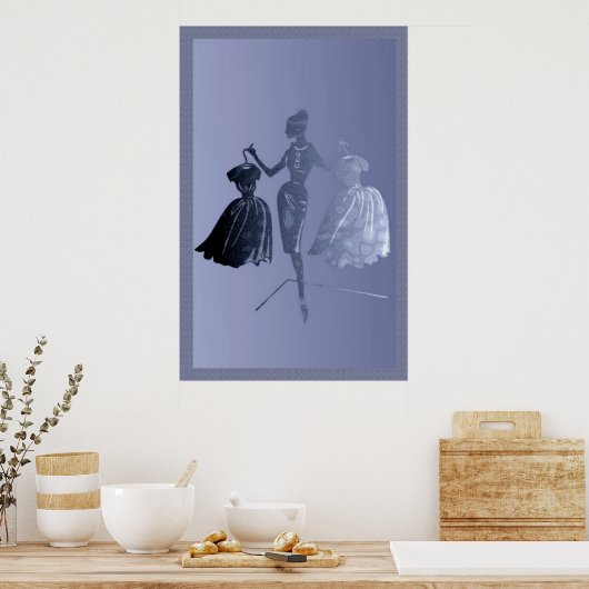 Poster du modèle de mode (Cuisine)