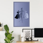 Poster du modèle de mode (Bureau à domicile)
