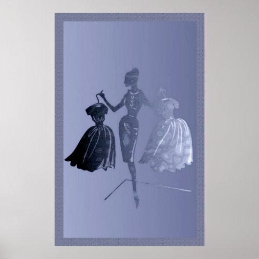 Poster du modèle de mode (Devant)