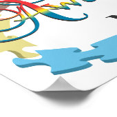 Poster du mois de sensibilisation sur l'autisme (Coin)