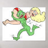 Poster du monstre des marais (Devant)