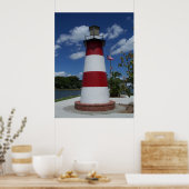 Poster du Mont Dora Florida Lighthouse Lake Marker (Cuisine)