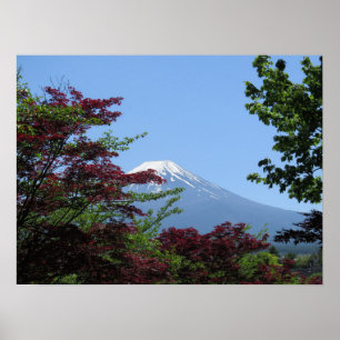 Poster du Mont Fuji Japon