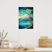 Poster du Mont Fuji sur le lac Yamanaka (Cuisine)