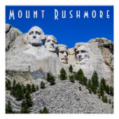 Poster du Mont Rushmore (Devant)