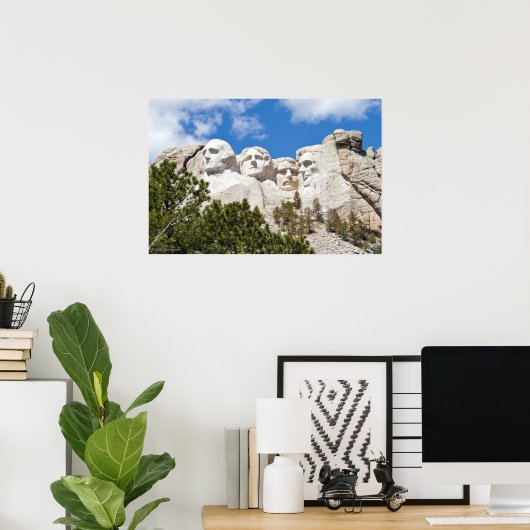 Poster du Mont Rushmore (Bureau à domicile)