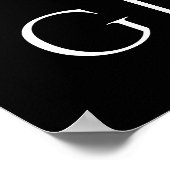 Poster du Monument aux pêcheurs de Gloucester MA (Coin)