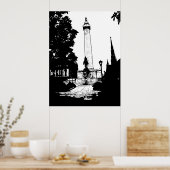 Poster du Monument Baltimore Washington (Cuisine)
