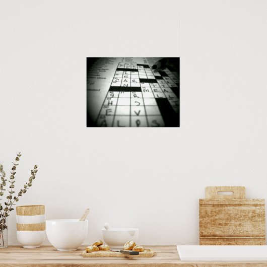 Poster du mot de passe (Cuisine)