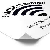 Poster du mot de passe WiFi (Coin)