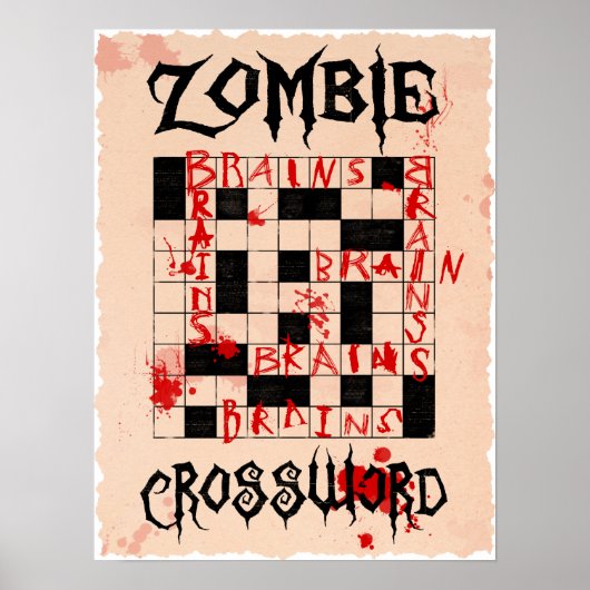 Poster du mot de passe Zombie (Devant)
