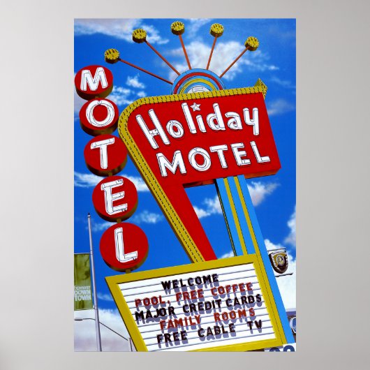 Poster du Motel Las Vegas Retro (Devant)