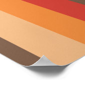 Poster du Motif de la bande baisée Sun (Coin)