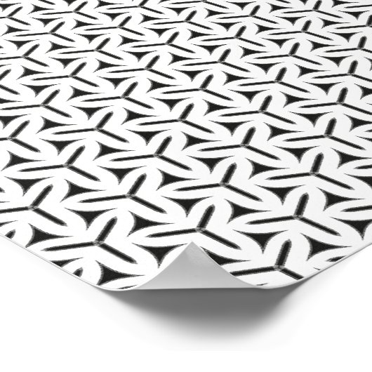 Poster du Motif des lames gothiques (Coin)