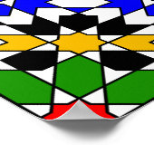Poster du motif géométrique islamique (Coin)