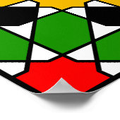 Poster du motif géométrique islamique (Coin)