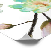 Poster du Motif Magnolia (Coin)