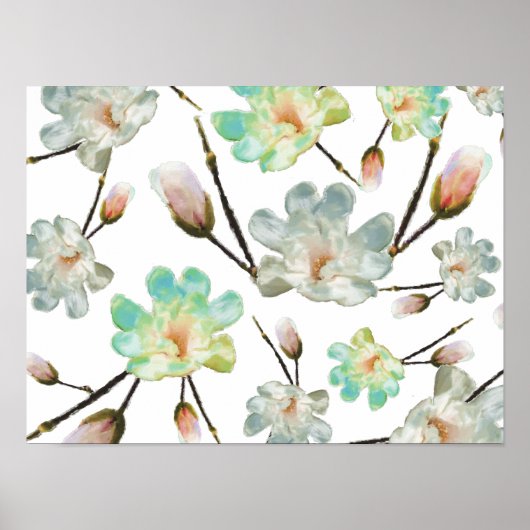 Poster du Motif Magnolia (Devant)