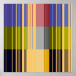 Poster du Motif vintage Pop Art Coloré Stripes<br><div class="desc">Poster du Motif vintage Pop Art Coloré Stripes</div>