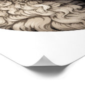 Poster du mouton noir Yin et Yang - Unique T (Coin)