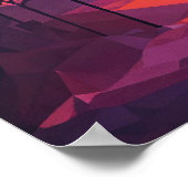 Poster du mur d'aquarelle de chat noir (Coin)