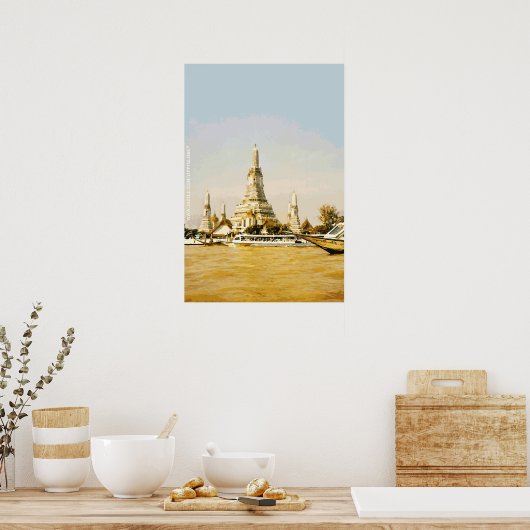 Poster du mur de Bangkok (Cuisine)
