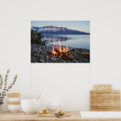 Poster du mur de la nature de Bonfire Lake Beach (Cuisine)