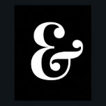 Poster du mur de marque Ampersand<br><div class="desc">Belle et affirmante oeuvre d'art qui peut être magnifiquement affichée dans votre maison ou bureau.</div>