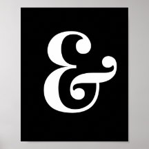 Poster du mur de marque Ampersand