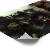 Poster du mur de Zombies Halloween (Coin)