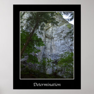 Poster du mur d'inspiration de détermination