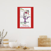 Poster du mur du bureau/politique de porte ouverte (Cuisine)