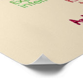 Poster du mur du bureau/politique de porte ouverte (Coin)