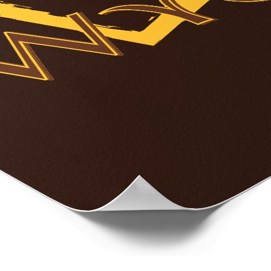 Poster du mur du Wyoming (Coin)