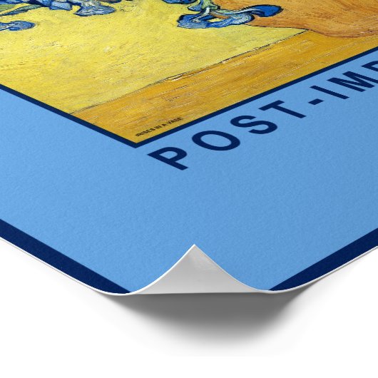 Poster du musée Van Gogh Blue Irises (Coin)