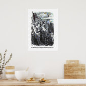 Poster du mythe du dragon Gustave Dore (Cuisine)