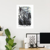 Poster du mythe du dragon Gustave Dore (Bureau à domicile)