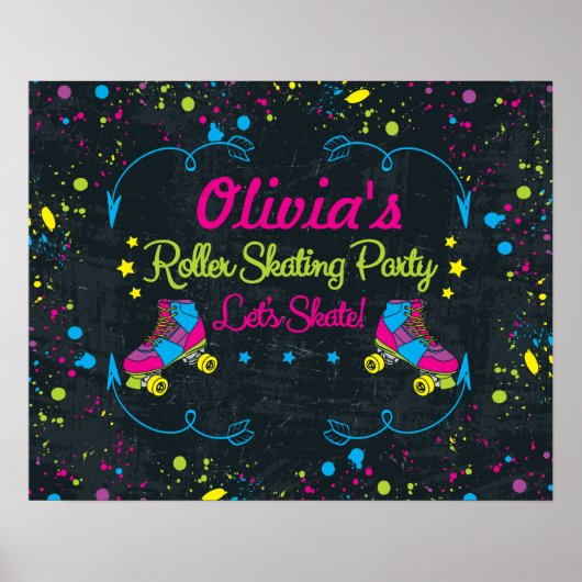 Poster du Neon Skate Party (Devant)