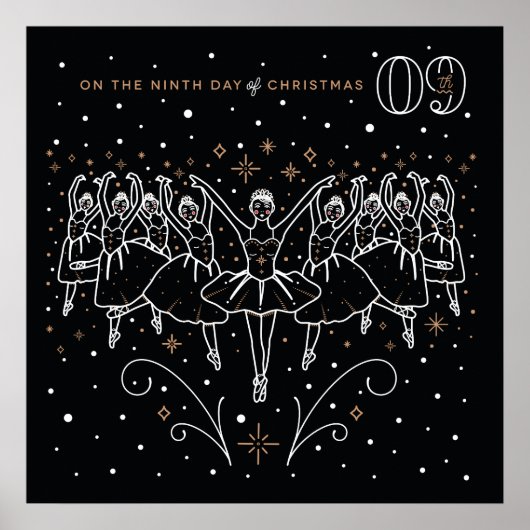 Poster du neuvième jour de Noël 24x24 (Devant)