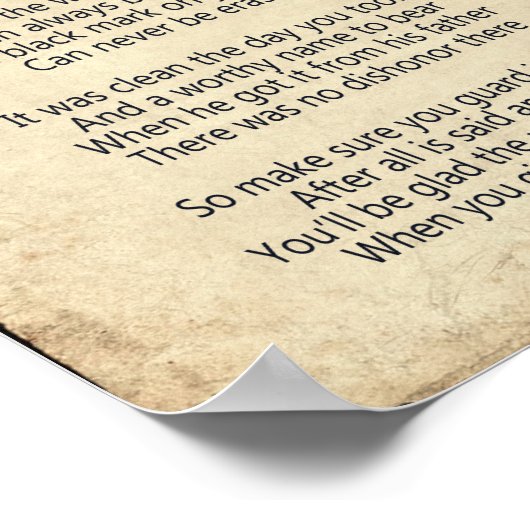 Poster du nom de famille (Coin)