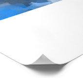 Poster du nom de l'enfant "K" Dinosaur Aquarelle b (Coin)