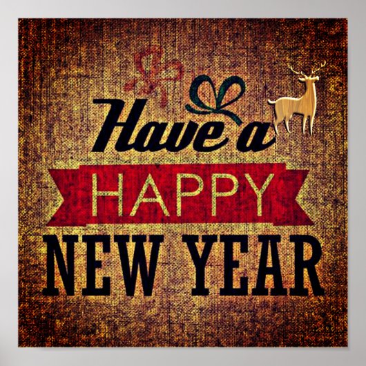 Poster du Nouvel An heureux (Devant)