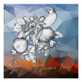 Poster du Nouvel An juif Shana Tova Rosh Hashana (Devant)